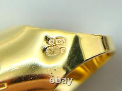 9ct Yellow Gold Belcher Bracelet 5.0mm 8 ½ CHEAPEST ON EBAY