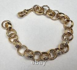 9ct Yellow Gold Belcher Bracelet c049100334282 ihk