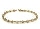 9ct Yellow Gold Bracelet With Cz Stones Fully Hallmarked