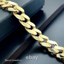 9ct Yellow Gold CHAIN Bracelet UNISEX 375 Hallmarked 14.8gr 7.5 Brand NEW