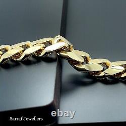 9ct Yellow Gold CHAIN Bracelet UNISEX 375 Hallmarked 14.8gr 7.5 Brand NEW