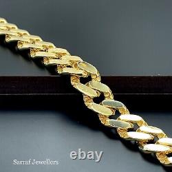 9ct Yellow Gold CHAIN Bracelet UNISEX 375 Hallmarked 14.8gr 7.5 Brand NEW