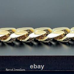 9ct Yellow Gold CHAIN Bracelet UNISEX 375 Hallmarked 14.8gr 7.5 Brand NEW