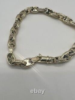 9ct Yellow Gold Chunky 6mm Wide 7.5 & 8.5 Bracelet With Full UK Hallmark