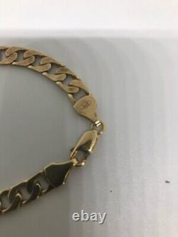 9ct Yellow Gold Curb Bracelet