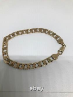 9ct Yellow Gold Curb Bracelet