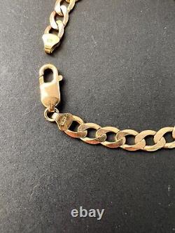9ct Yellow Gold Curb Bracelet 9.7g (GD08)