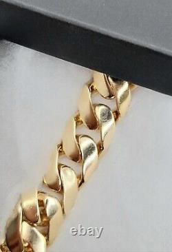 9ct Yellow Gold Curb Bracelet 9 Inches 103.1g