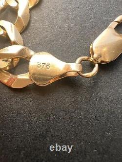 9ct Yellow Gold Curb Bracelet (AU141) 19.9g