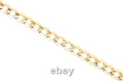 9ct Yellow Gold Curb Bracelet By Citerna