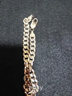 9ct Yellow Gold Curb Bracelet Solid 9K Gold