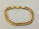 9ct Yellow Gold Curb Link Bracelet 20 Cm 16.5 Grams