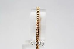 9ct Yellow Gold Curb Link Bracelet 6.7grams