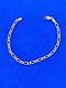 9ct Yellow Gold Figaro Bracelet 7 Inches U. K. Hallmarked