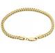 9ct Yellow Gold Franco Bracelet, 2.5mm Width, 7.5in, 4.92g Hallmarked