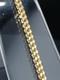 9ct Yellow Gold Franco Bracelet 3mm 7.5 British Hallmarked