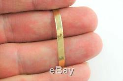 9ct Yellow Gold Herringbone Bracelet 18cm / 7 inch