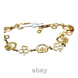 9ct Yellow Gold Horse Shoe Bracelet SOLID GOLD