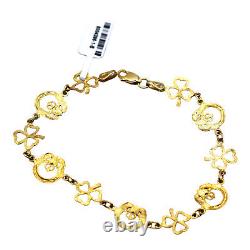 9ct Yellow Gold Horse Shoe Bracelet SOLID GOLD
