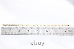 9ct Yellow Gold Infinity Link 7 3\4 Inch Bracelet 6.2g 1561148