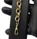 9ct Yellow Gold On Silver Belcher Bracelet Mens 9 Inch