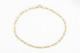 9ct Yellow Gold Paper Clip Bracelet Width Of 0.20cm By Citerna