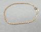9ct Yellow Gold Serpentine Chain Bracelet 9k Shiny Bracelet 2mm Wide 7 Hm 2.3g