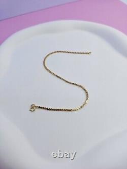 9ct Yellow Gold Snake Bracelet 1.67 Grams 7.5