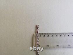 9ct Yellow Gold Solid Anchor Curb Ladies Bracelet, 5.3gms, 8 Ins. Preowned
