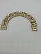9ct Yellow Gold Solid Chaps Bracelet 9inches 89 Grams Fully Hallmarked
