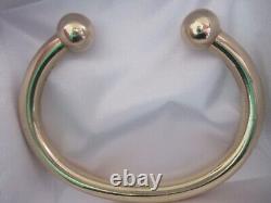9ct Yellow Gold Torque Bangle Bracelet 105g SUPER HEAVY Hallmarked Boxed
