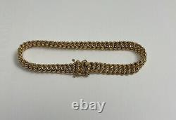 9ct Yellow Gold Woven Link Bracelet g049100283933 bmc. Hh 09/03