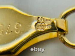 9ct Yellow Solid Gold Curb Bracelet 5.3mm 7 ½ CHEAPEST ON EBAY