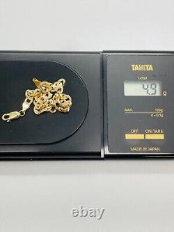 9ct Yellow Solid Gold Curb Bracelet 5.3mm 7 ½ CHEAPEST ON EBAY