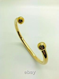 9ct Yellow Solid Gold Heavy Torque Bangle 6.0mm CHEAPEST ON EBAY