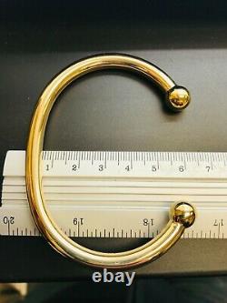 9ct Yellow Solid Gold Heavy Torque Bangle 6.0mm CHEAPEST ON EBAY