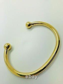 9ct Yellow Solid Gold Torque Bangle 5.0mm CHEAPEST ON EBAY