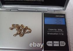 9ct Yellow & White Solid Gold Bracelet