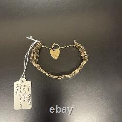 9ct gate bracelet 13.5g (cwl3969/3)
