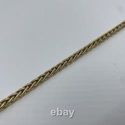 9ct gold Spiga bracelet