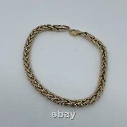 9ct gold Spiga bracelet