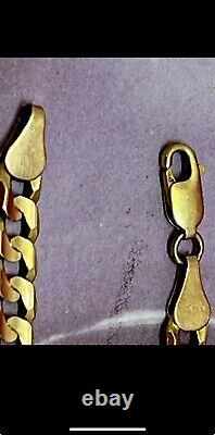 9ct gold bracelet 7 inch