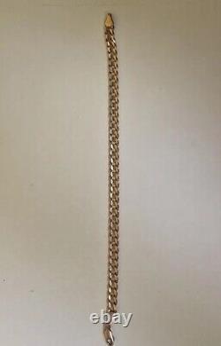 9ct gold bracelet 7 inch