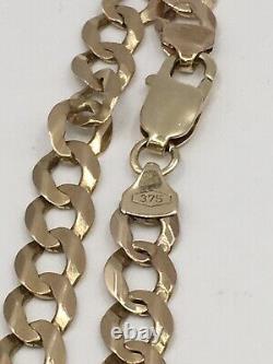 9ct gold bracelet, 8.1g, length 14 inches