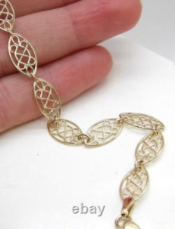 9ct gold bracelet Celtic link 7.5 inch 9carat yellow gold UK hallmarked new