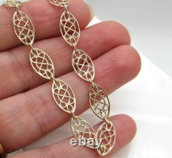 9ct gold bracelet Celtic link 7.5 inch 9carat yellow gold UK hallmarked new