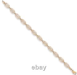 9ct gold bracelet Celtic link 7.5 inch 9carat yellow gold UK hallmarked new