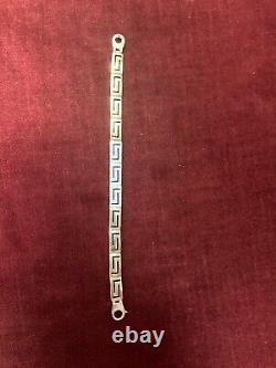 9ct gold bracelet Greek Key