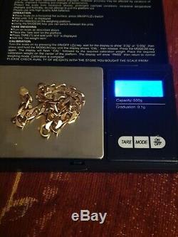9ct gold bracelets mens 16.2 grams