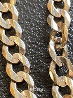 9ct gold curb bracelet